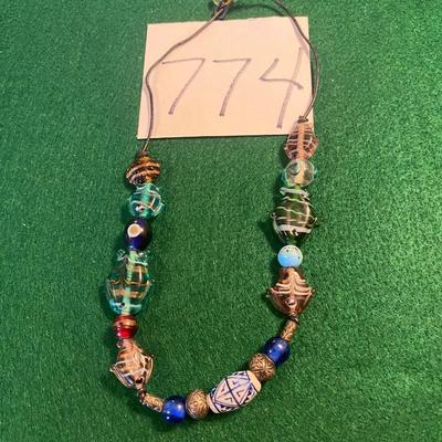 Glass Bead Necklace