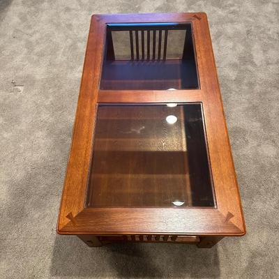 MISSION STYLE 2 TIER COFFEE TABLE