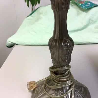 Metal Desk Lamp with Cardboard Shade