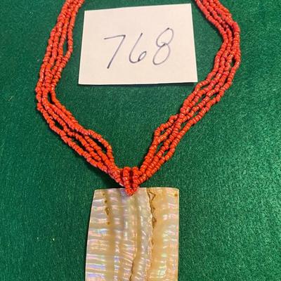 Orange Necklace