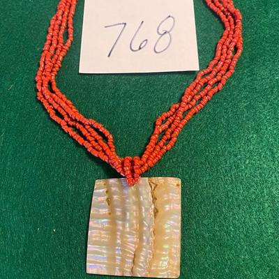 Orange Necklace