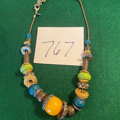 Chico’s Tribal Style Bead Necklace