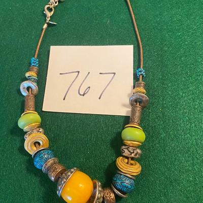 Chico’s Tribal Style Bead Necklace