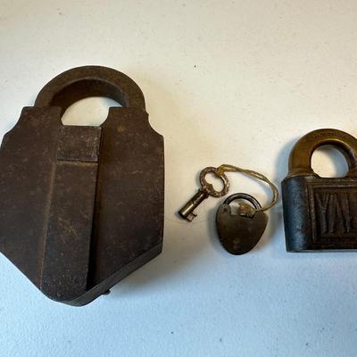 Antique Lock Lot