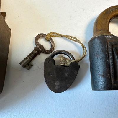 Antique Lock Lot