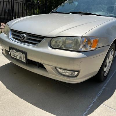'01 TOYOTA COROLLA SEDAN 4 DOOR, AUTOMATIC