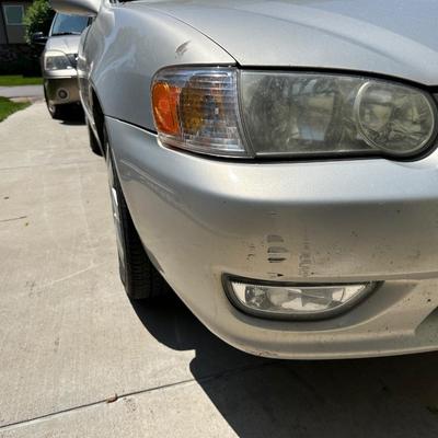 '01 TOYOTA COROLLA SEDAN 4 DOOR, AUTOMATIC