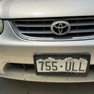 '01 TOYOTA COROLLA SEDAN 4 DOOR, AUTOMATIC