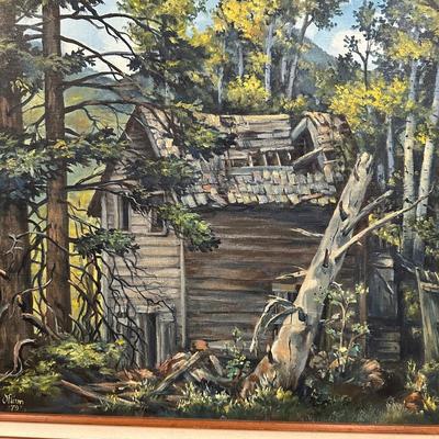 OIL ON CANVAS SIGNED "FLINN"