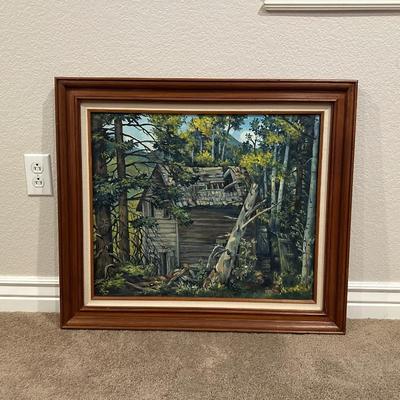 OIL ON CANVAS SIGNED "FLINN"