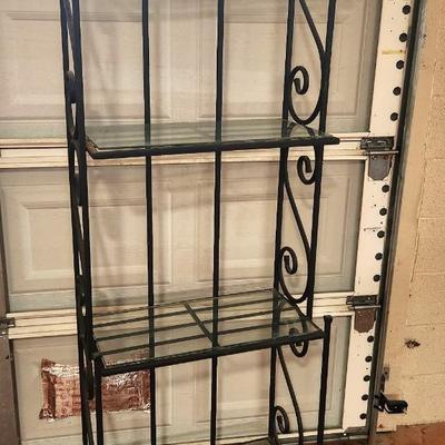Lot #125 Metal/Glass Baker's Rack