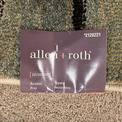 2 NEW ALLEN + ROTH THROW RUGS