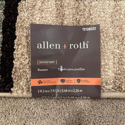 2 NEW ALLEN + ROTH THROW RUGS