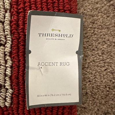 4 NEW THRESHOLD ACCENT RUGS