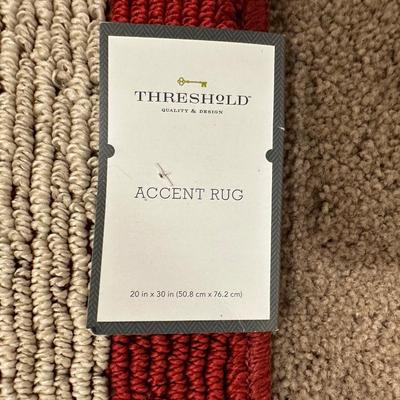 4 NEW THRESHOLD ACCENT RUGS
