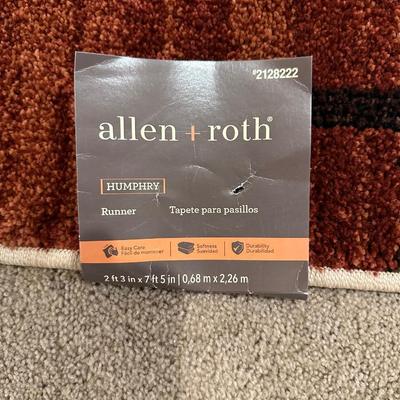 2 NEW ALLEN + ROTH ACCENT RUGS