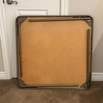 FOLDING CARD TABLE AND 8 CHAIRS