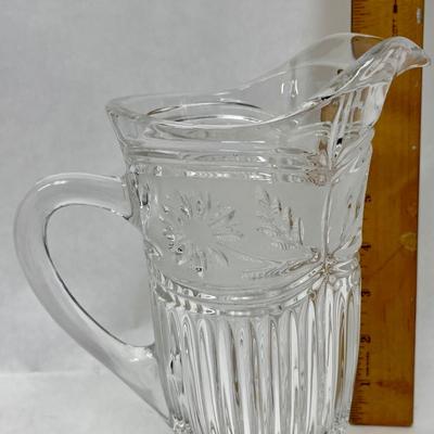 Medium sized Glass Pitcher