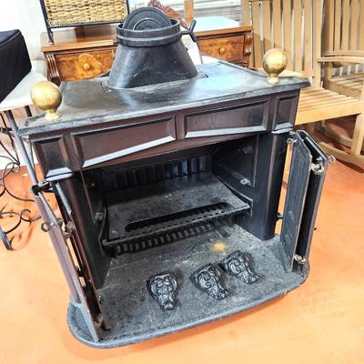 Lot #135 Hearth Craft Wood Burning Fireplace - 3 legs (supposed to be that way)