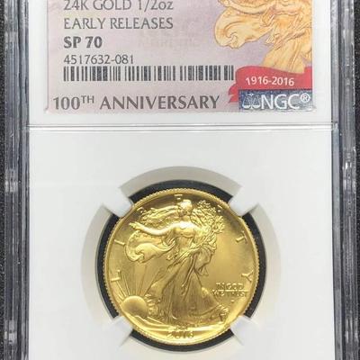 2016 1/2 oz 999 Gold coin
