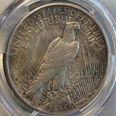 1921 Rare Peace dollar