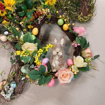 EASTER & SPRING WREATHS, CLOTH SPRING WALL HANGING