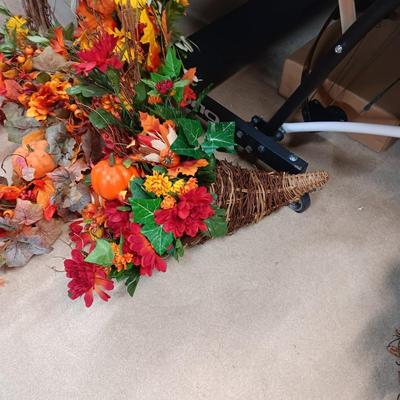 2 FALL WREATHS AND SWAGS