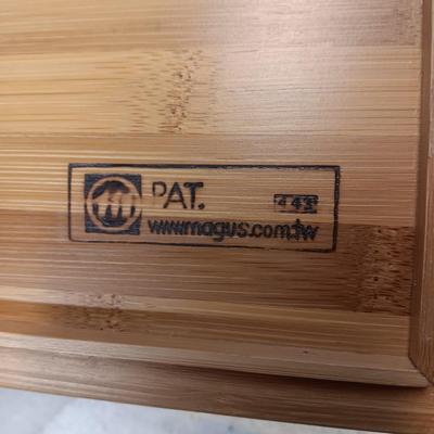 3 BAMBOO ACCESSORY BOXES/ORGANIZER
