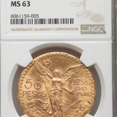 Mexico 37.5 g gold coin