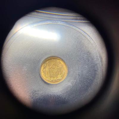 1945 Dos Pesos mecio Gold coin