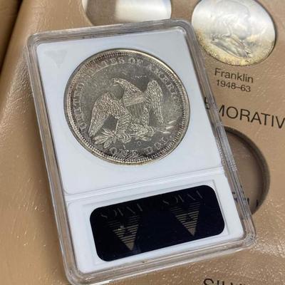 1860 silver 1 $ coin