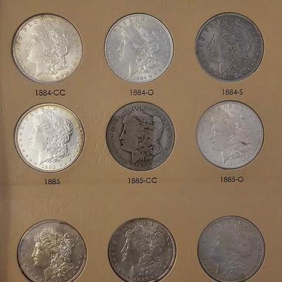 2 Morgan silver dollar books