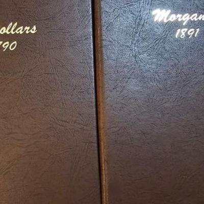 2 Morgan silver dollar books