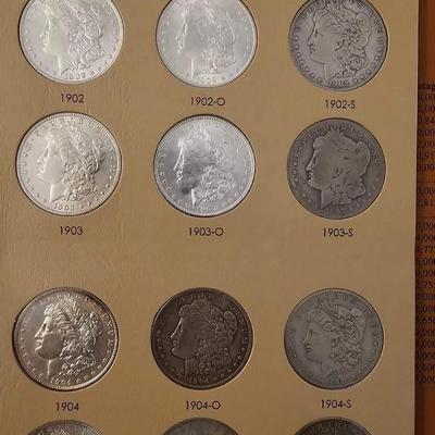 2 Morgan silver dollar books