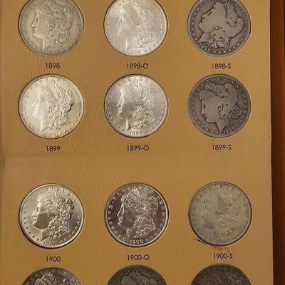 2 Morgan silver dollar books