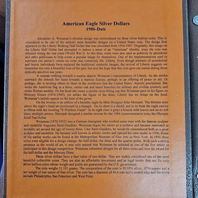 American silver eagle book