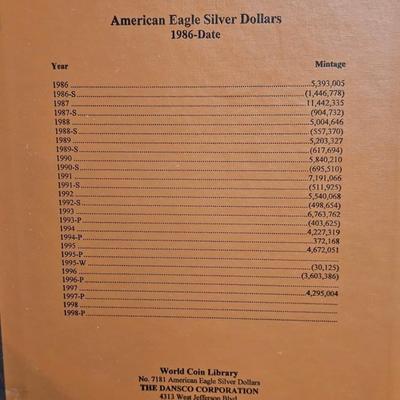 American silver eagle book