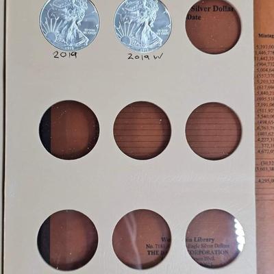 American silver eagle book