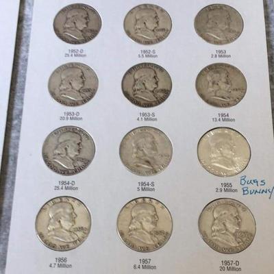 Bengimin Franklin silver half dollar book