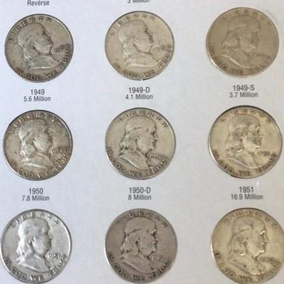 Bengimin Franklin silver half dollar book