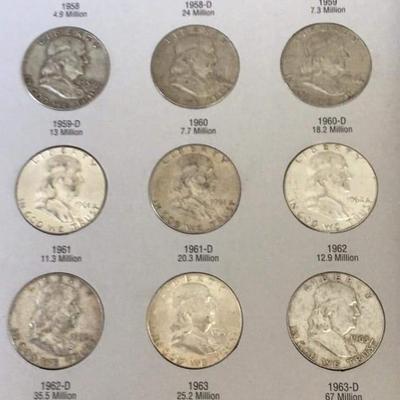 Bengimin Franklin silver half dollar book
