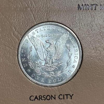 Morgan silver date set book