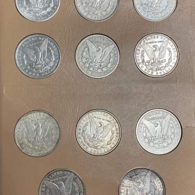 Morgan silver date set book