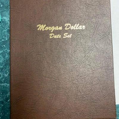 Morgan silver date set book