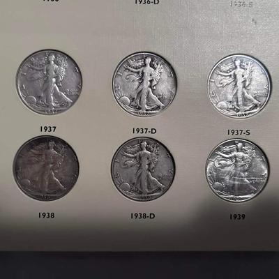Walking liberty silver half dollar book