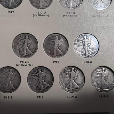 Walking liberty silver half dollar book