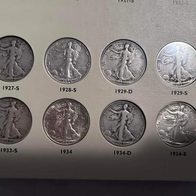 Walking liberty silver half dollar book