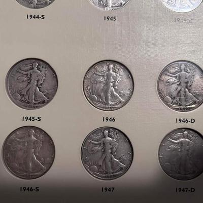 Walking liberty silver half dollar book