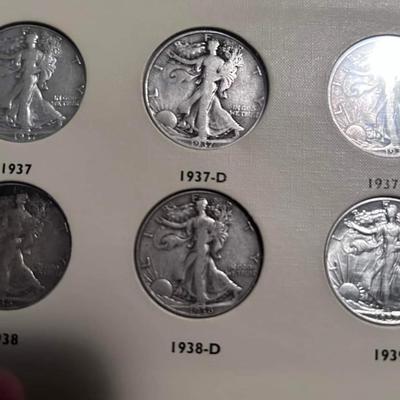 Walking liberty silver half dollar book