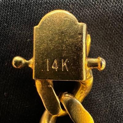 14 k Gold chain 22 in